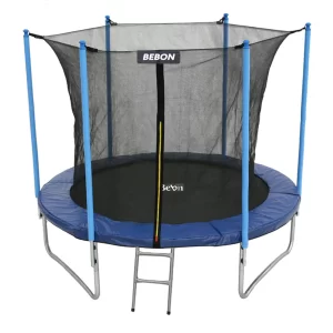 Батут Bebon Sports 8 FT (252см) c внутренней сеткой и лестницей
