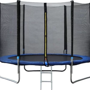 Батут Bebon Sports 244(8ft) см складные стойки, сетка, лестница