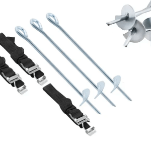 Набор креплений для батута 3 шт, длина 30 см