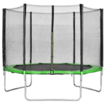 Батут FUNFIT BASIC 252см (8ft) Green с защитной сеткой БЕЗ лестницы