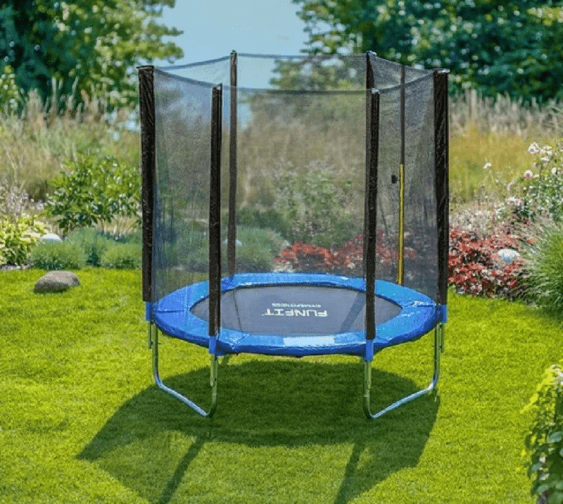Батут Funfit BASIC 183 см (6FT) Green с защитной сеткой без лестницы — изображение 6