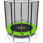 Батут Funfit BASIC 183 см (6FT) Green с защитной сеткой без лестницы